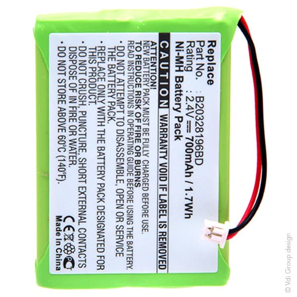 NX - Batterie téléphone 2.4V 700mAh