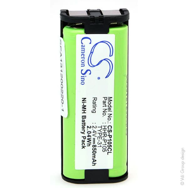 NX - Batterie téléphone 2.4V 850mAh