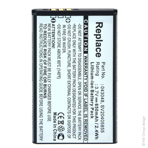 NX - Batterie téléphone 3.7V 650mAh