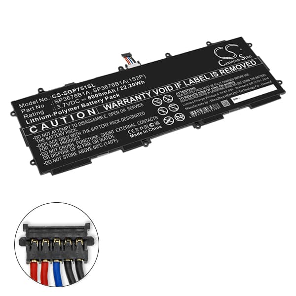 NX - Batterie tablette 3.7V 6000mAh