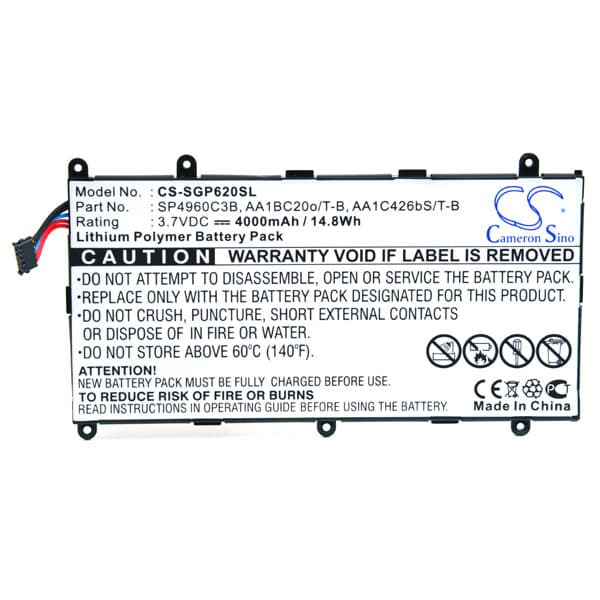 NX - Batterie tablette compatible Samsung 3.7V 4000mAh