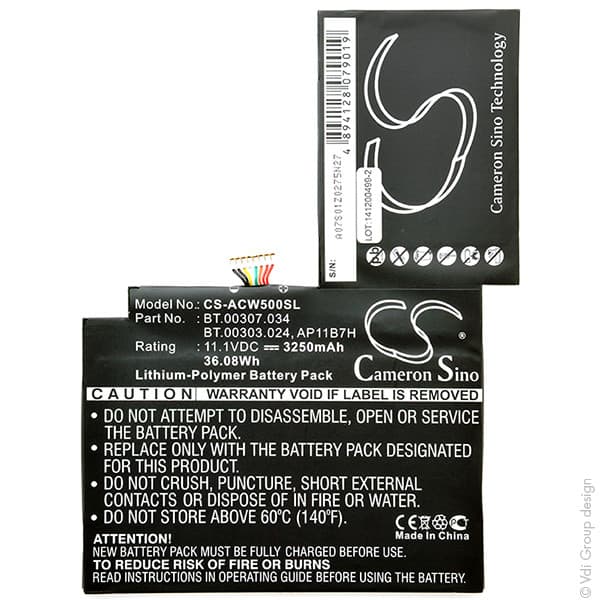 NX - Batterie tablette 11.1V 3250mAh