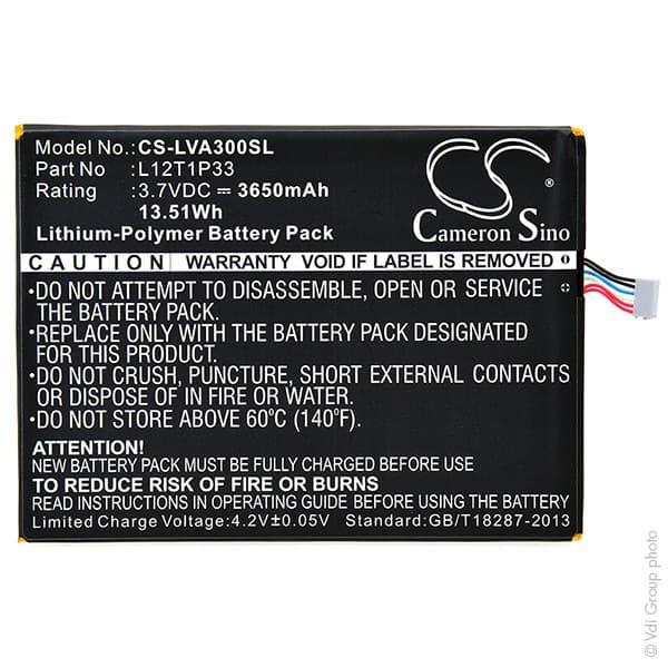 NX - Batterie tablette 3.7V 3650mAh