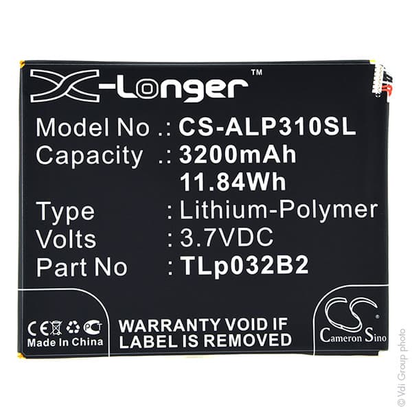 NX - Batterie tablette 3.7V 3200mAh