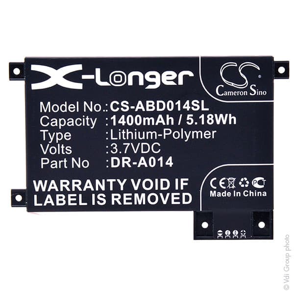 NX - Batterie tablette 3.7V 1400mAh