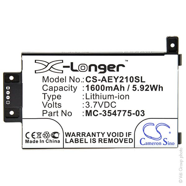 NX - Batterie tablette / liseuse Amazon Kindle 3.7V 1600mAh