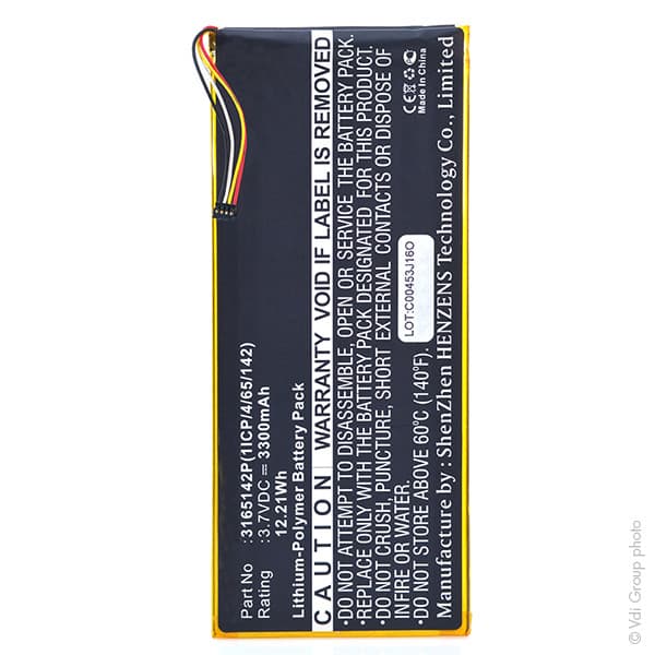 NX - Batterie tablette 3.7V 3300mAh