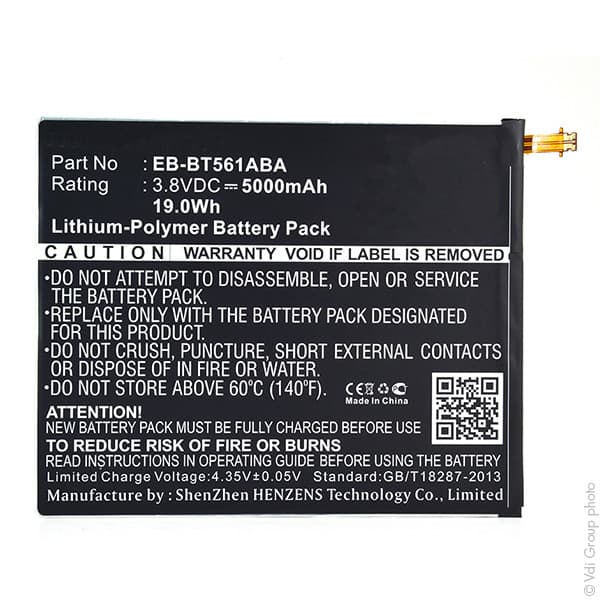 NX - Batterie tablette 3.8V 5000mAh