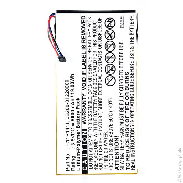 NX - Batterie tablette 3.8V 5000mAh