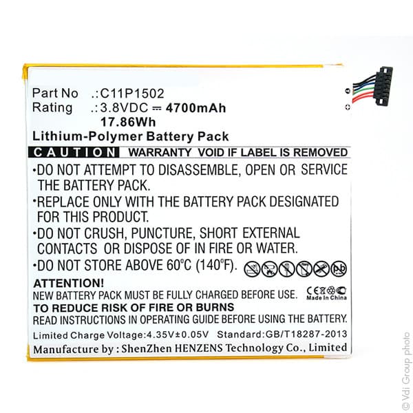 NX - Batterie tablette 3.8V 4700mAh