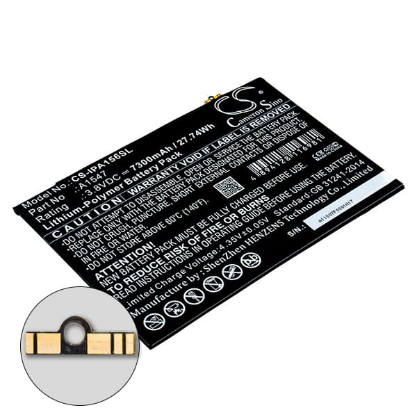 NX - Batterie tablette compatible Apple 3.8V 7300mAh