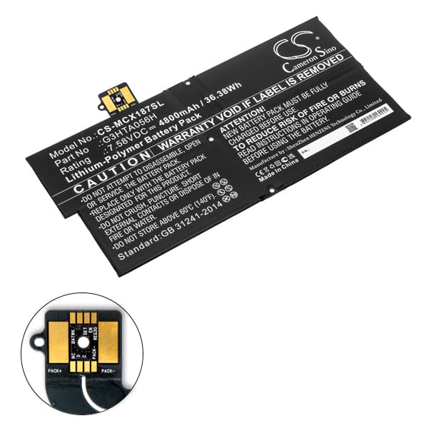NX - Batterie tablette compatible Microsoft 7.58V 4800mAh