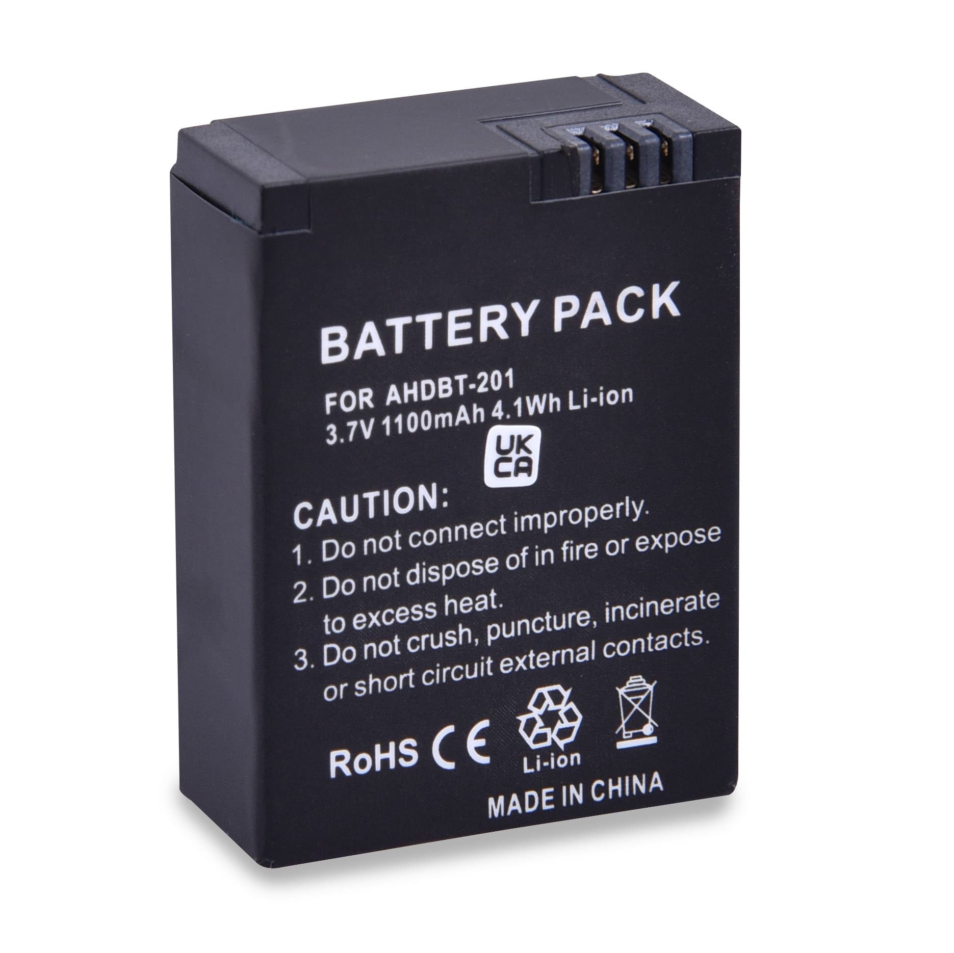 NX - Batterie  photo - caméra pour GoPro 3.7V 1100mAh