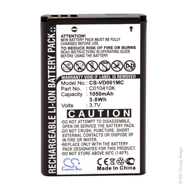 NX - Batterie  photo - caméra 3.7V 1050mAh