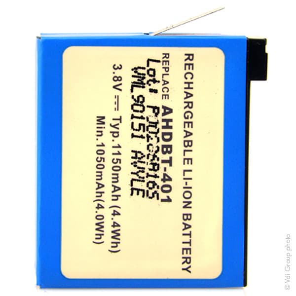 NX - Batterie  photo - caméra pour GoPro 3.8V 1150mAh