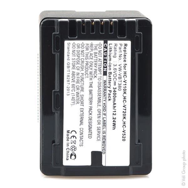 NX - Batterie  photo - caméra 3.6V 3400mAh