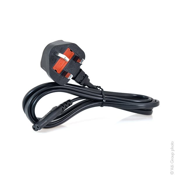 Mascot - Cordon secteur K7 1.50 mètres prise UK IEC C7