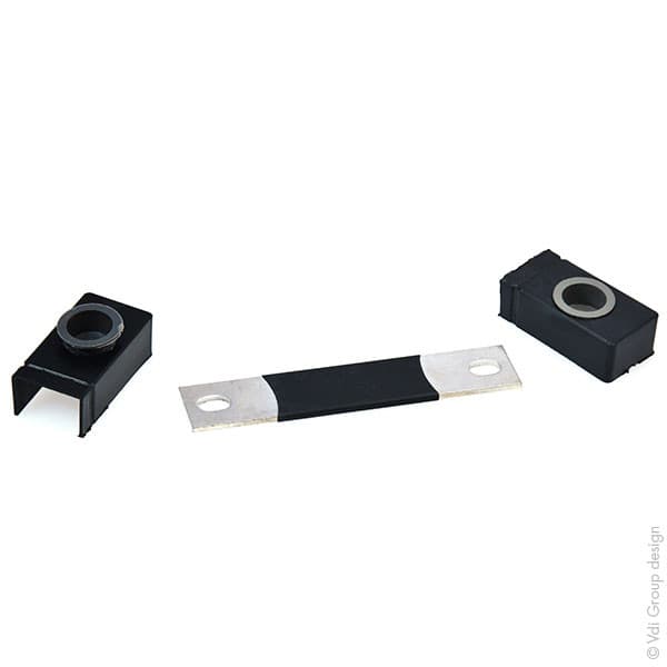 Yuasa - Barrette de connexion + 2 caches bornes pour batt supérieure à 60Ah