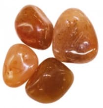 Cornaline pierre roulée moyen