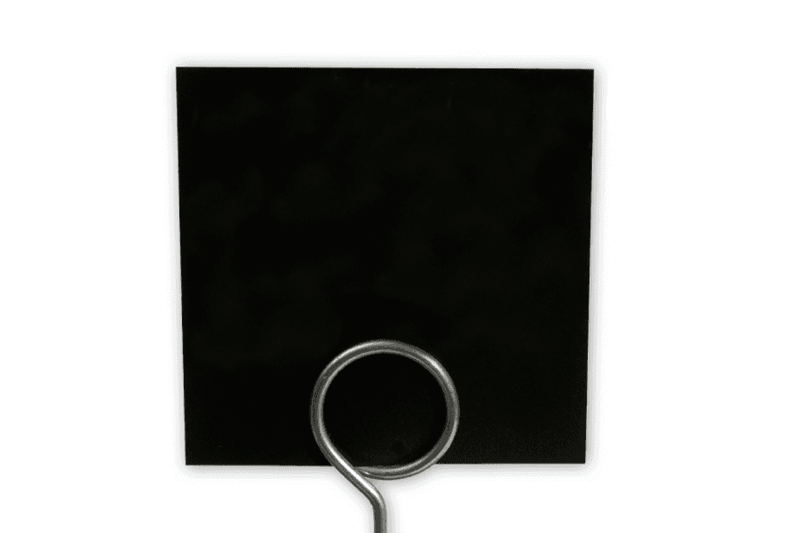 Affichette PVC Noire (Lot de 50)