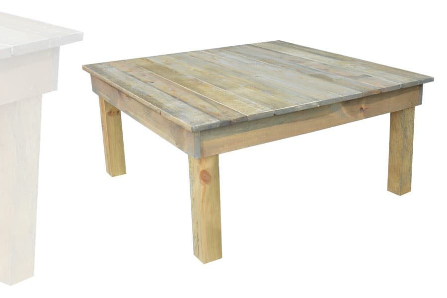 Table Carrée GM Bois Vieilli