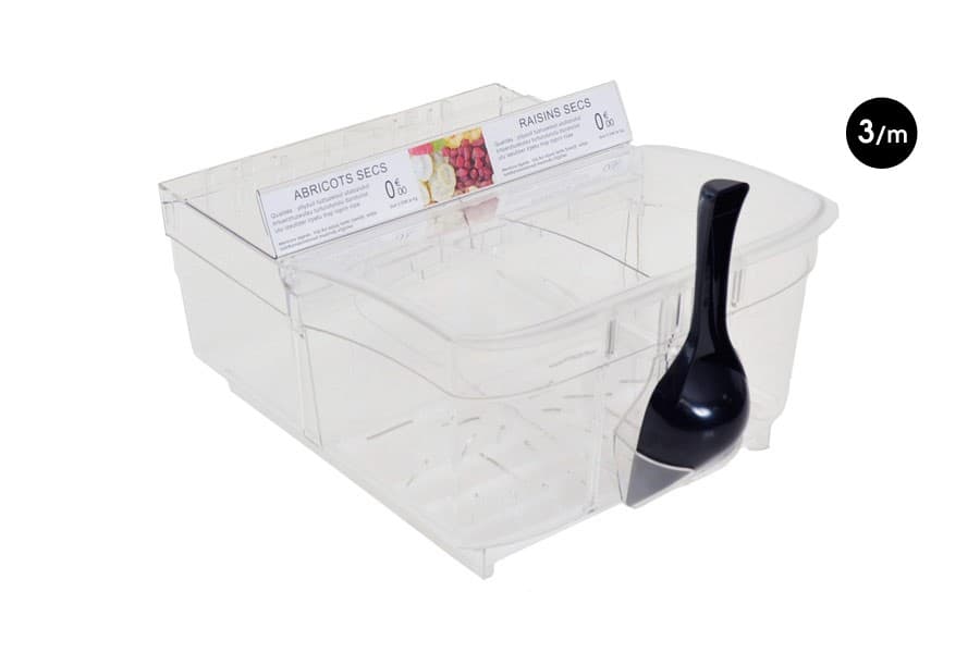 Bac Large 15 litres + Support Pelle + Pelle + Cordon Télescopique