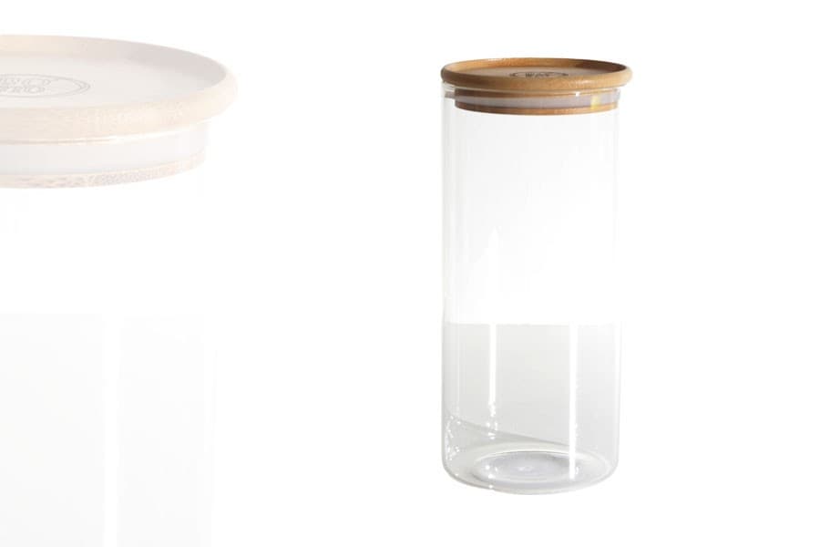 Pot Rond de Conservation 1,35 litres en Verre Borosilicaté