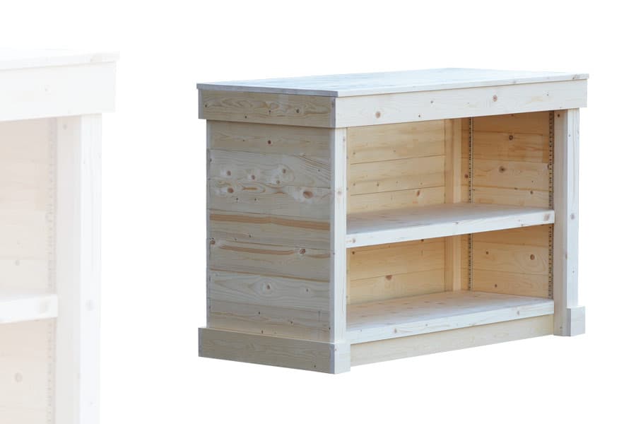 Comptoir d'Encaissement et d'Emballage Bois Clair