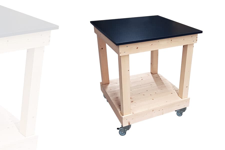Table 2 Niveaux Carrée 2 Tons AVEC roulettes