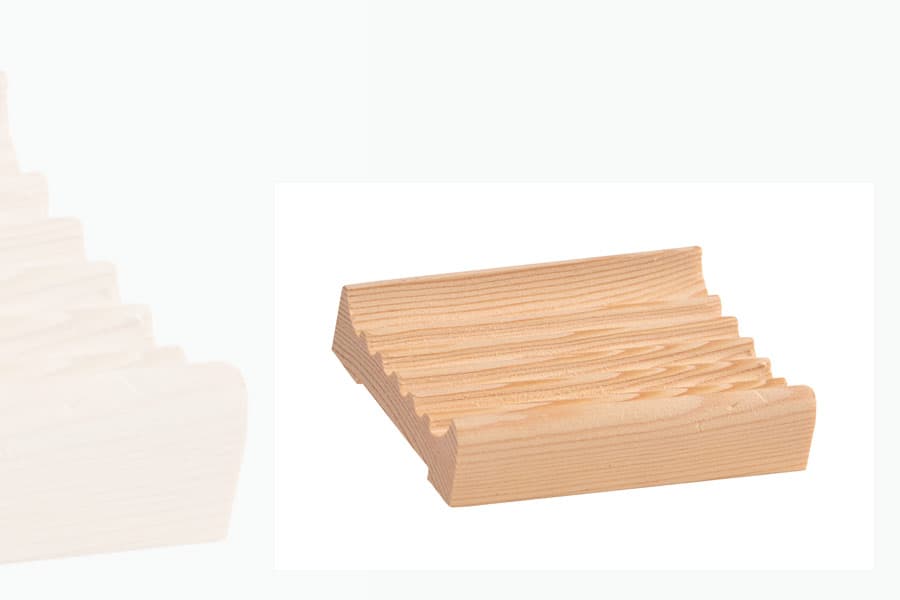 Porte savon en bois