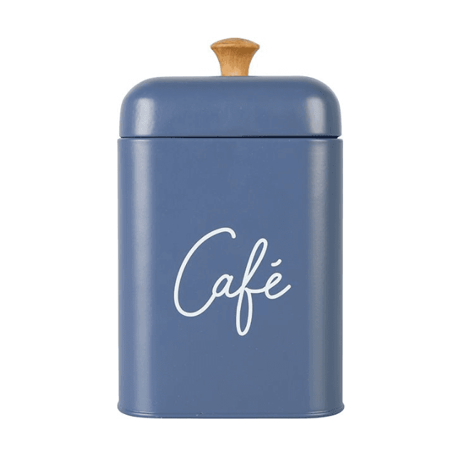 Boite de Rangement Alimentaire 290ml "Café" en Métal
