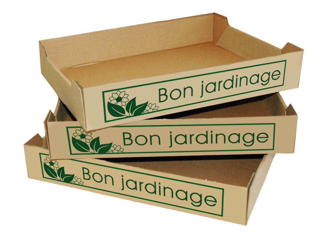 Cagettes de Transport Carton Bon Jardinage (Lot de 185)