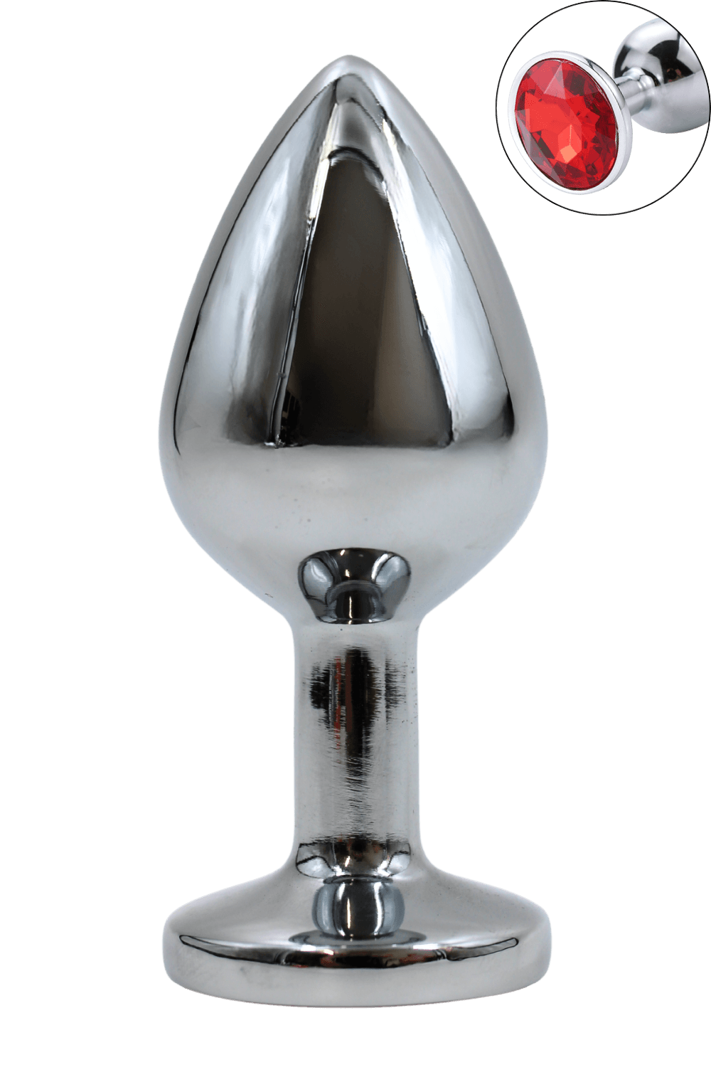 Plug Bijou Anal – Taille M – Cristal Rouge