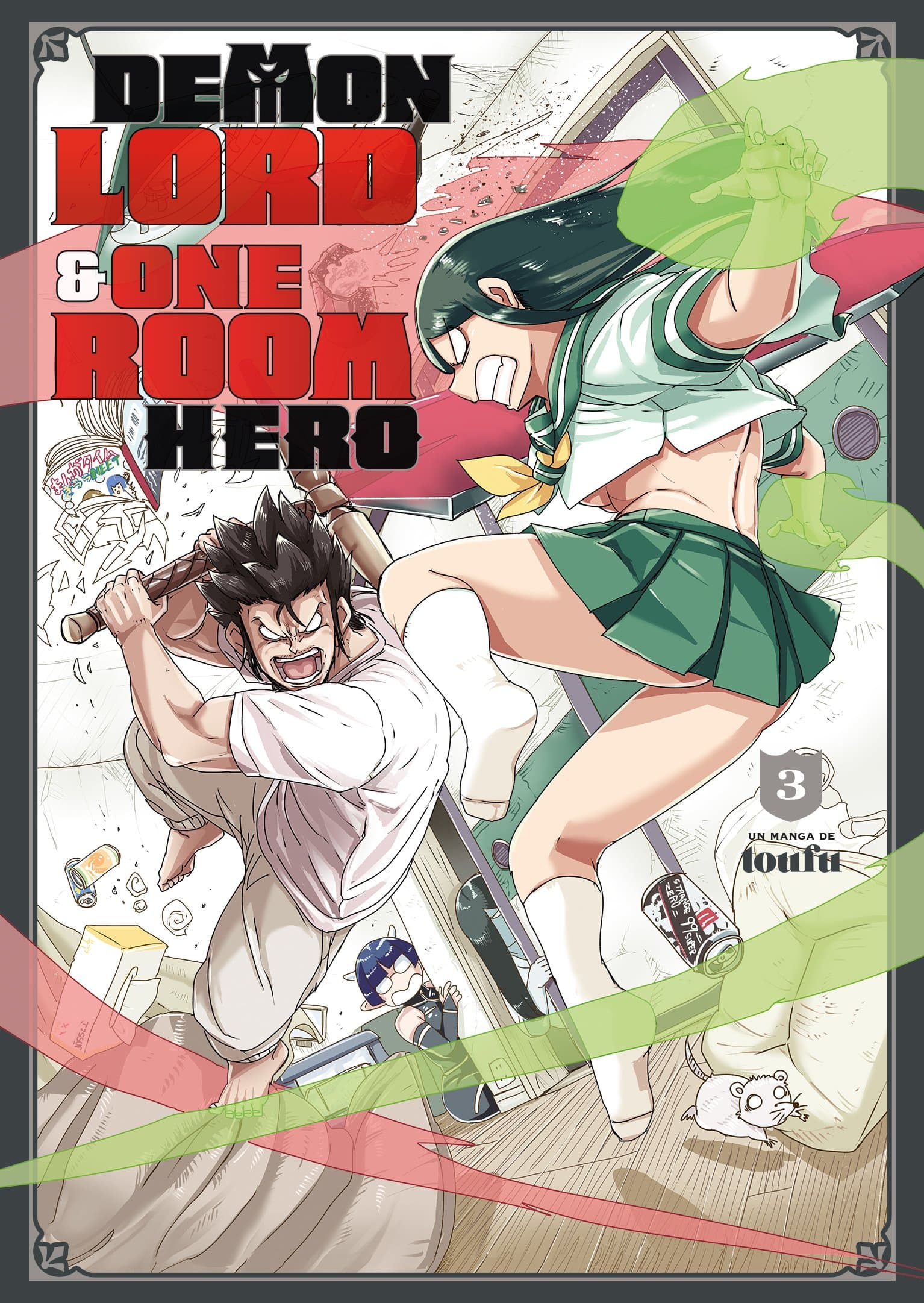 Demon Lord et One Room Hero - Tome 03 - Livre (Manga)