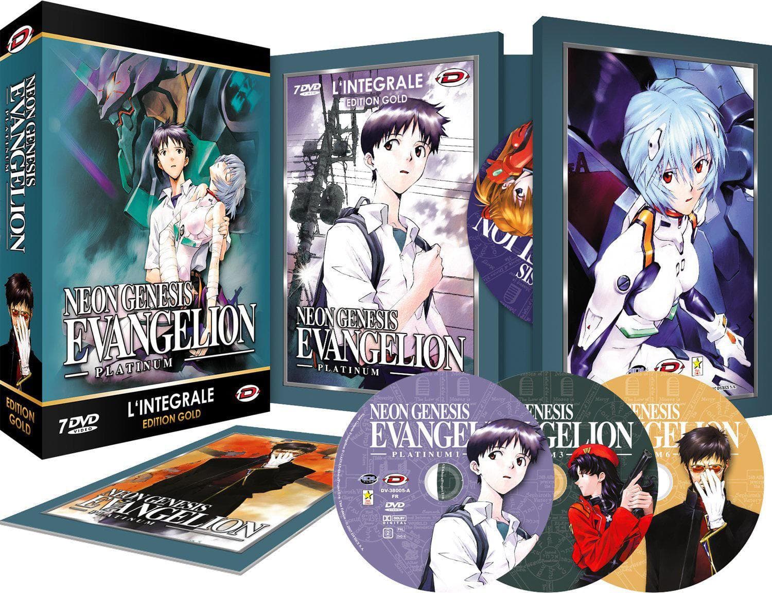 Evangelion - Intégrale - Coffret DVD + Livret - Edition Gold
