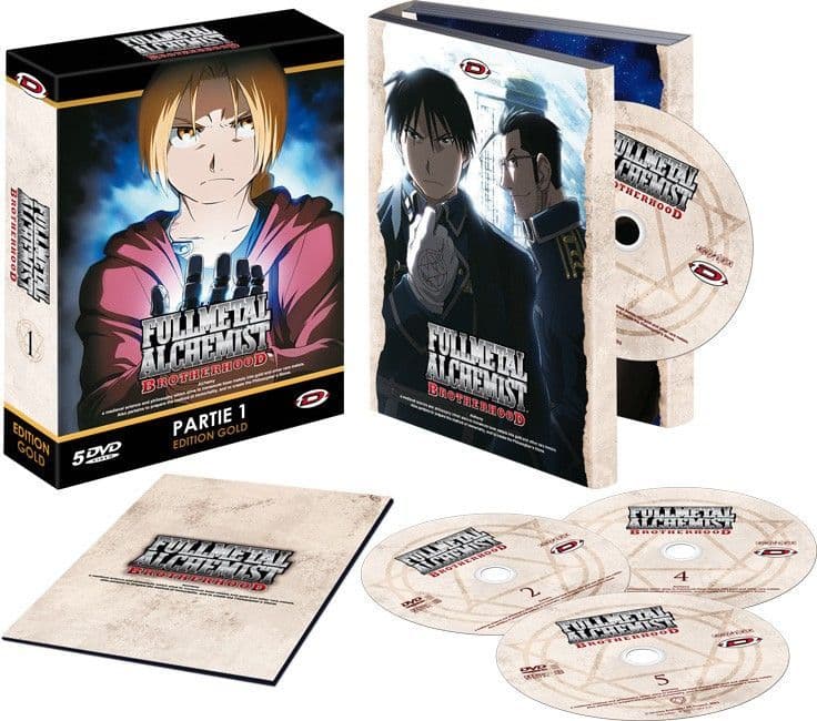 FMA : Brotherhood - Partie 1 - Coffret DVD + Livret - Edition Gold