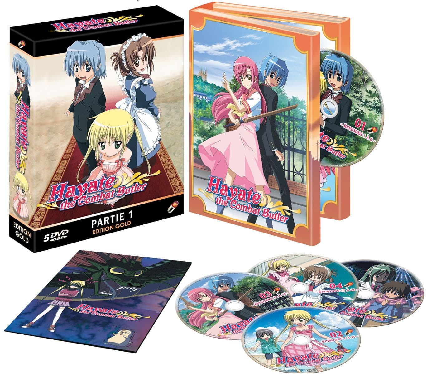 Hayate the combat Butler Partie 1 Coffret DVD + Livret Edition Gold