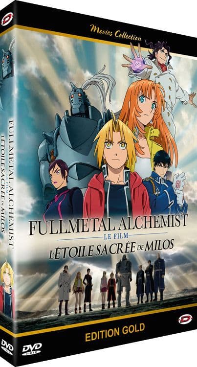 Fullmetal Alchemist L'étoile sacrée de Milos Le Film Edition Gold DVD