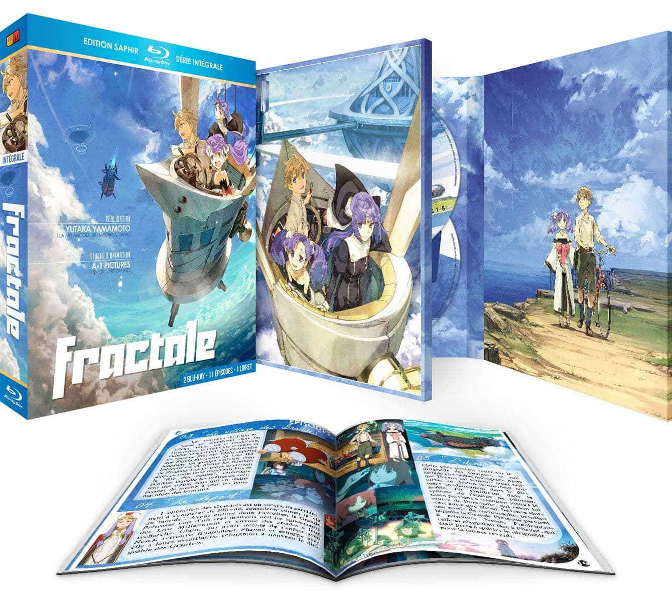 Fractale - Intégrale - Coffret Blu-Ray + Livret - Edition Saphir