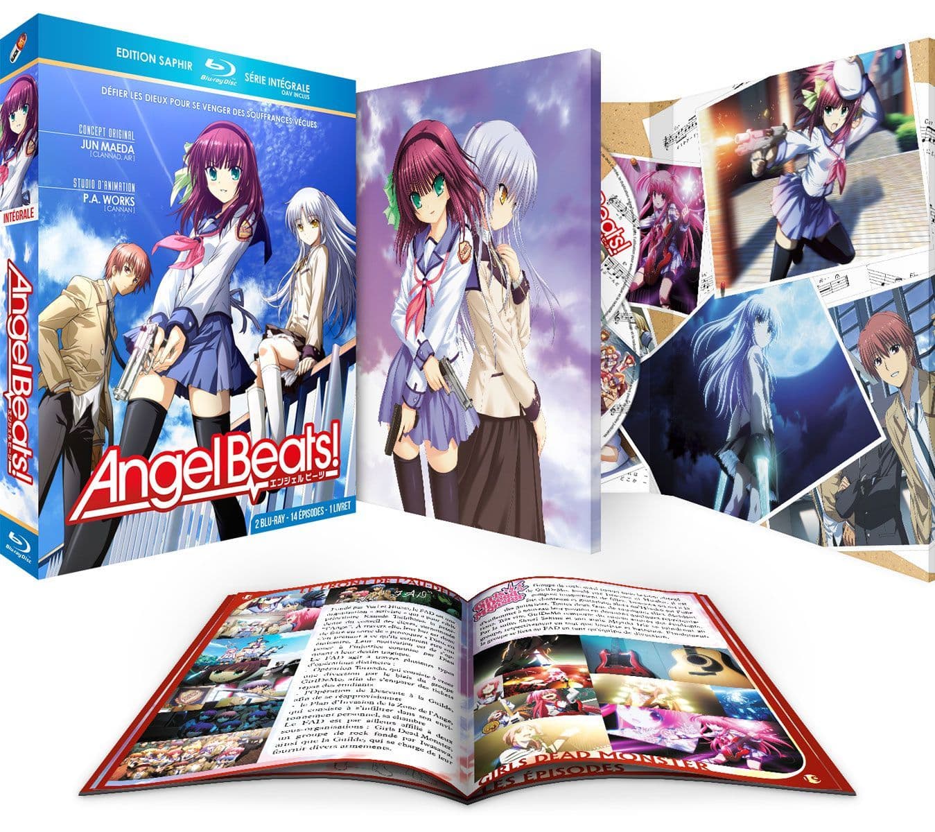 Angel Beats Intégrale + OAV Coffret Blu-Ray + Livret Edition Saphir