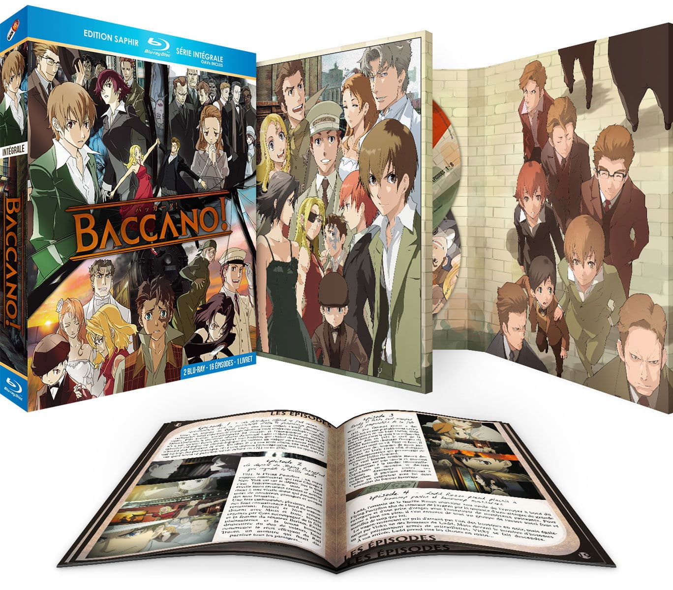 Baccano ! Intégrale + OAVs Coffret Blu-Ray + Livret Edition Saphir