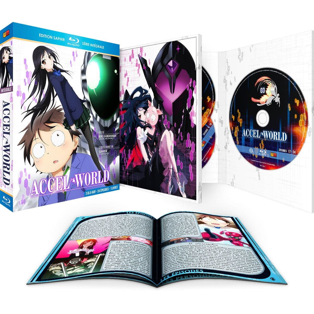 Accel World - Intégrale - Coffret Blu-Ray + Livret - Edition Saphir