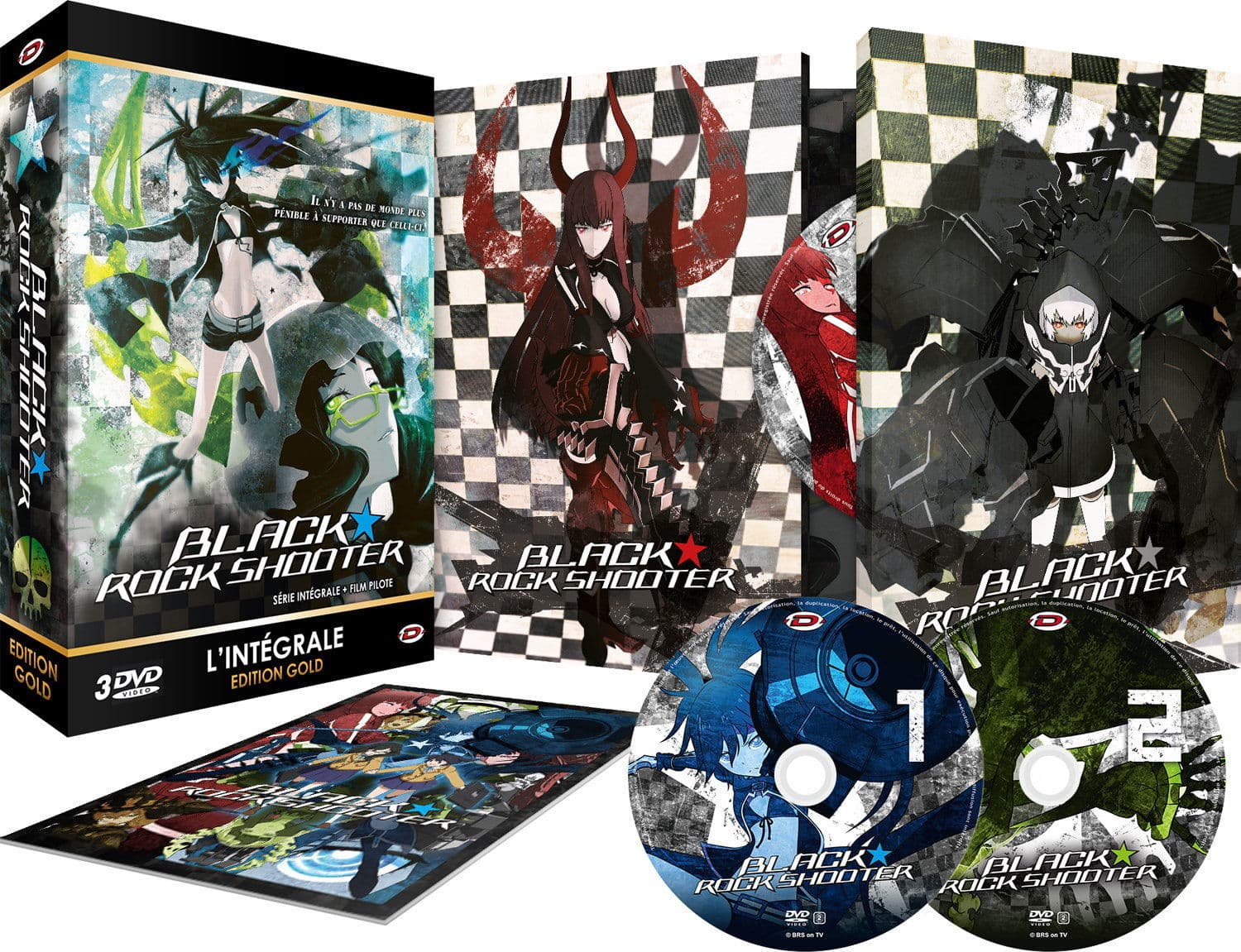 Black Rock Shooter - Intégrale + OAV - Edition Gold - Coffret DVD