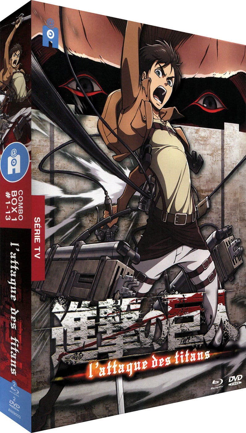 L'Attaque des Titans - Saison 1 - Partie 1 - Coffret Blu-ray + DVD