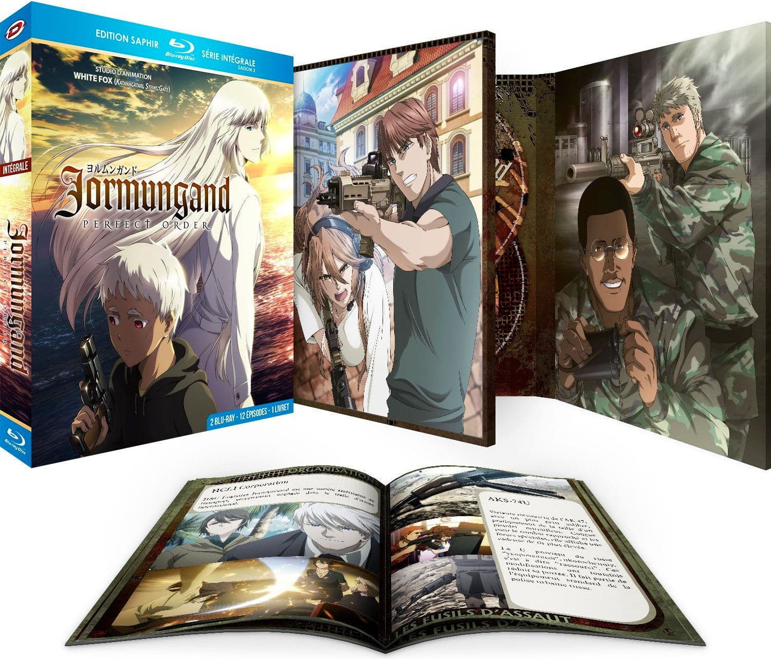 Jormungand - Saison 2 - Coffret Blu-ray + Livret - Edition Saphir