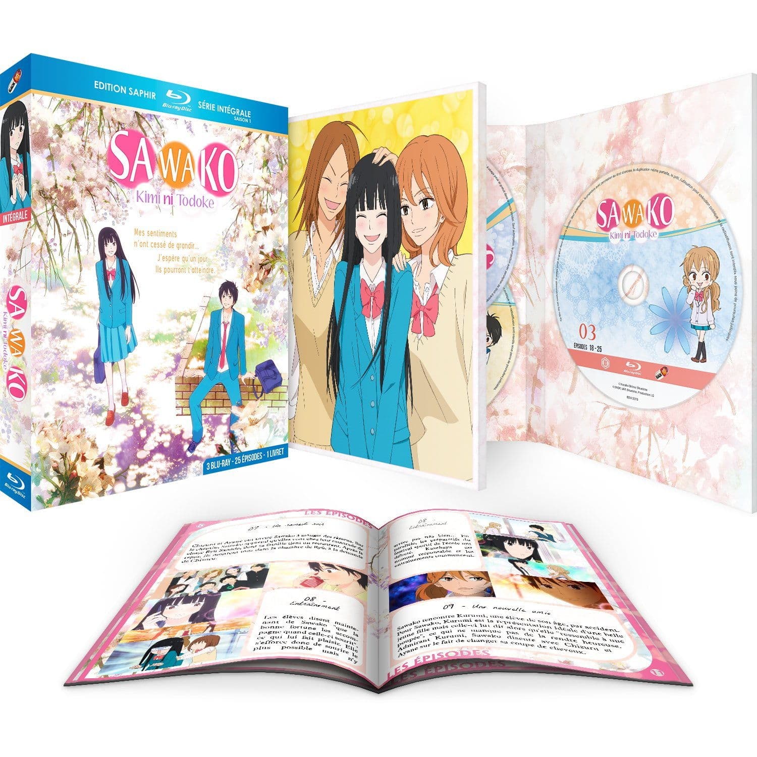 Kimi ni Todoke - Saison 1 - Coffret Blu-ray + Livret - Edition Saphir