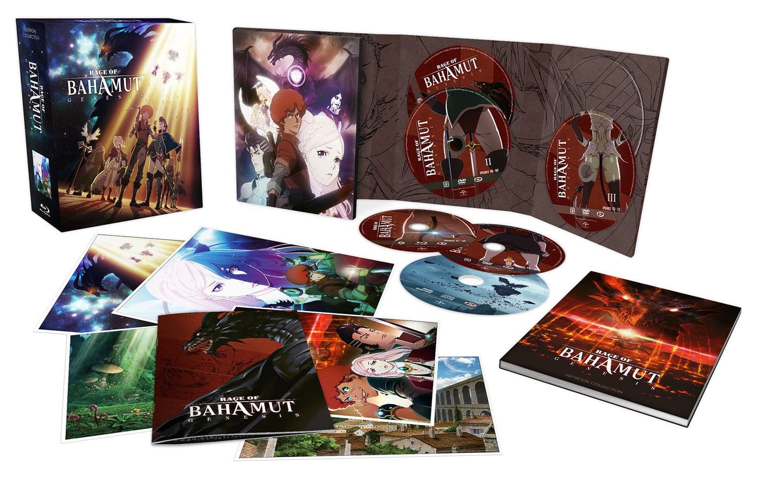 Rage of Bahamut: Genesis - Intégrale - Coffret Blu-Ray + DVD Collector