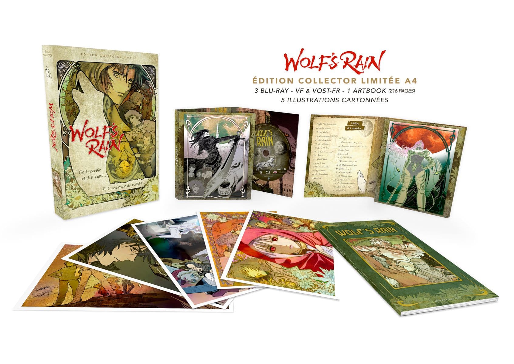 Wolf's Rain - Intégrale - Edition collector limitée - Coffret Blu-ray
