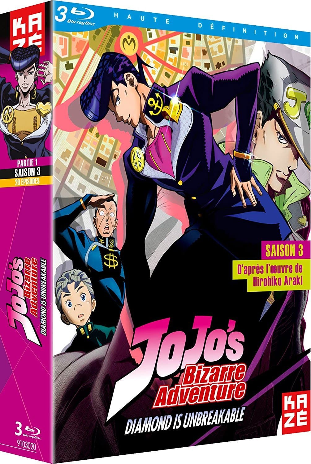 Jojo's bizarre adventure - Saison 3 - Partie 1 - Coffret Blu-ray