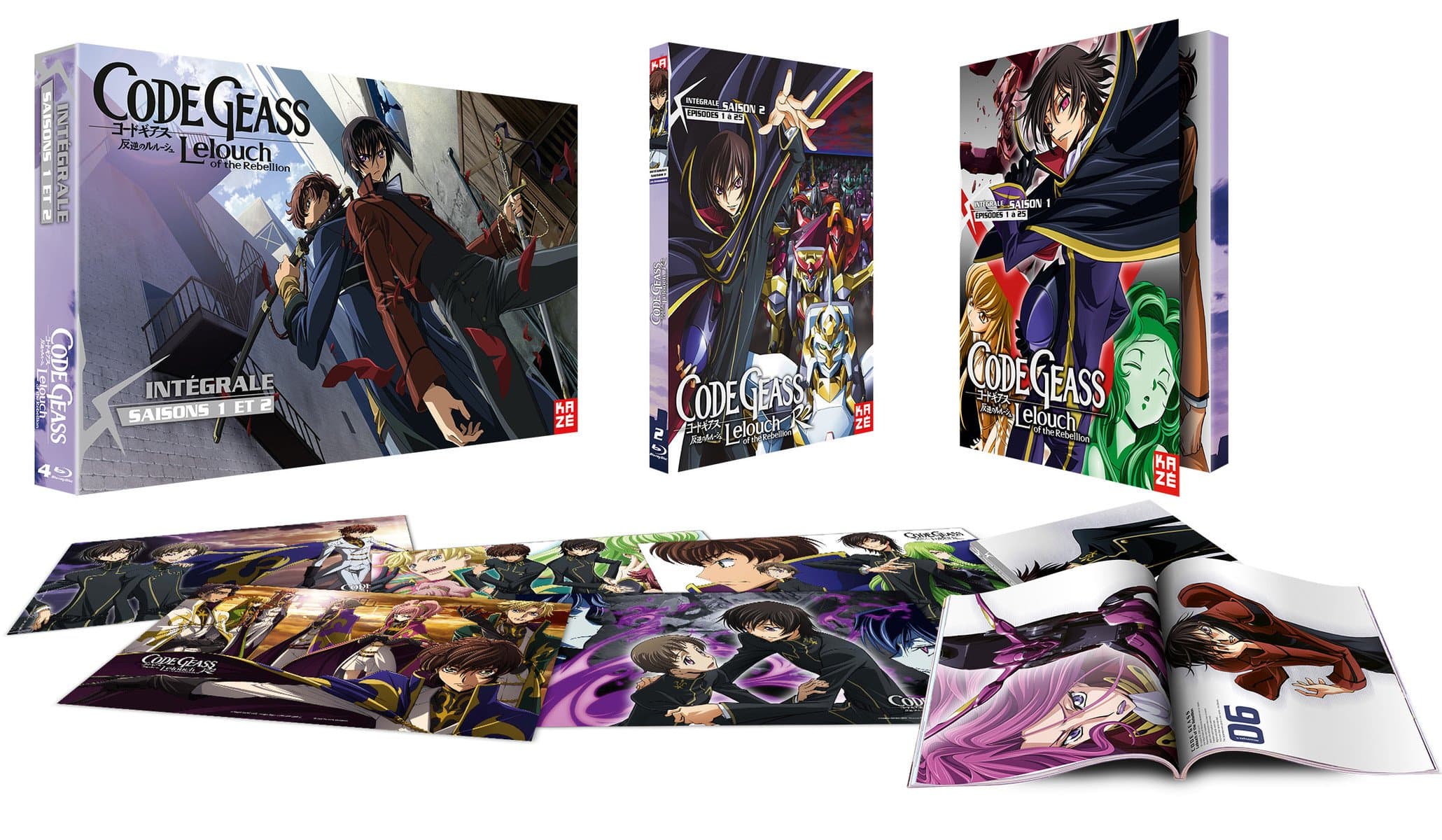 Code Geass - Intégrale (Saison 1 et 2) - Edition limitée - Blu-ray